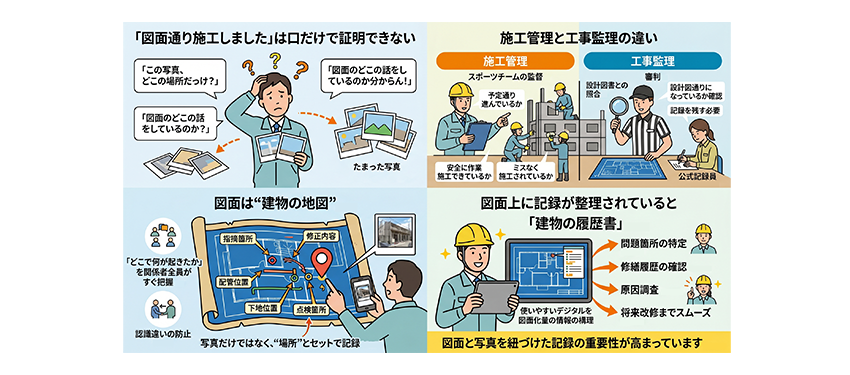 「図面通り施工しました」は口だけで証明できない