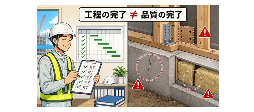 工程が進んでも、品質は進まない 工程と品質の間で現場に起きていること